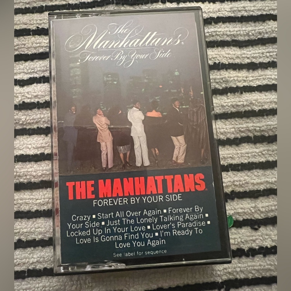 The Manhattans forever by your side cassette tape